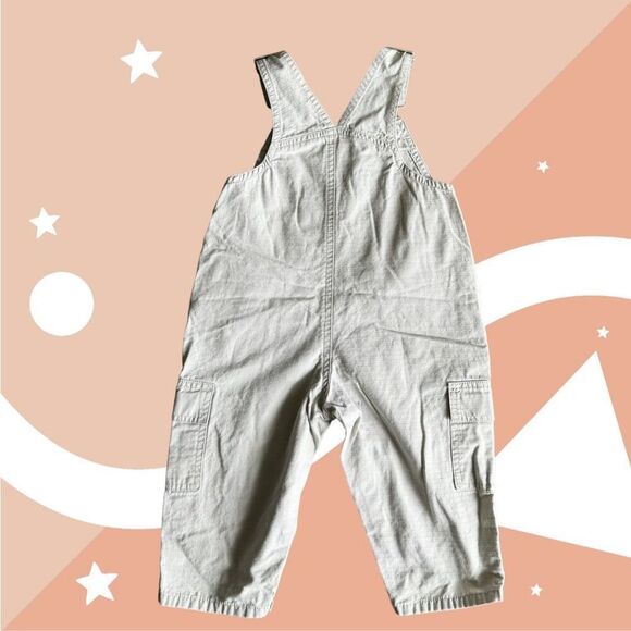 90’s Disney Mickey Mouse Goofy Outdoor Adventure Embroidered Overalls 18 M - Picture 3 of 10